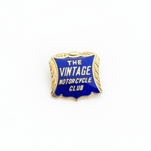 Load image into Gallery viewer, Vintage Motorcycle Club Lapel Pin - Image 1 White Background