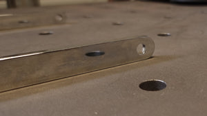 5"-6" chrome fender strut bottom mounting view