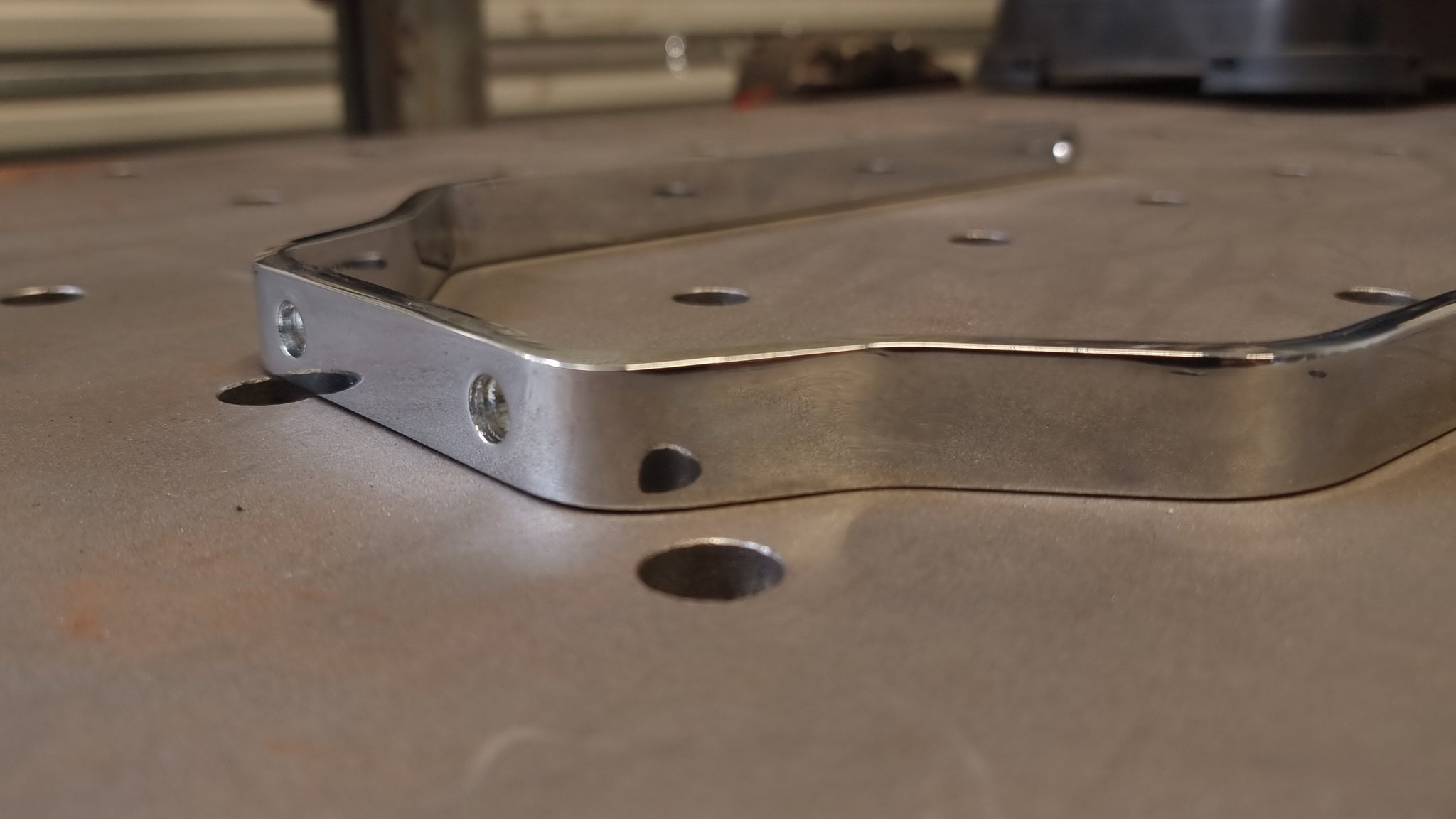 5"-6" chrome fender strut top view