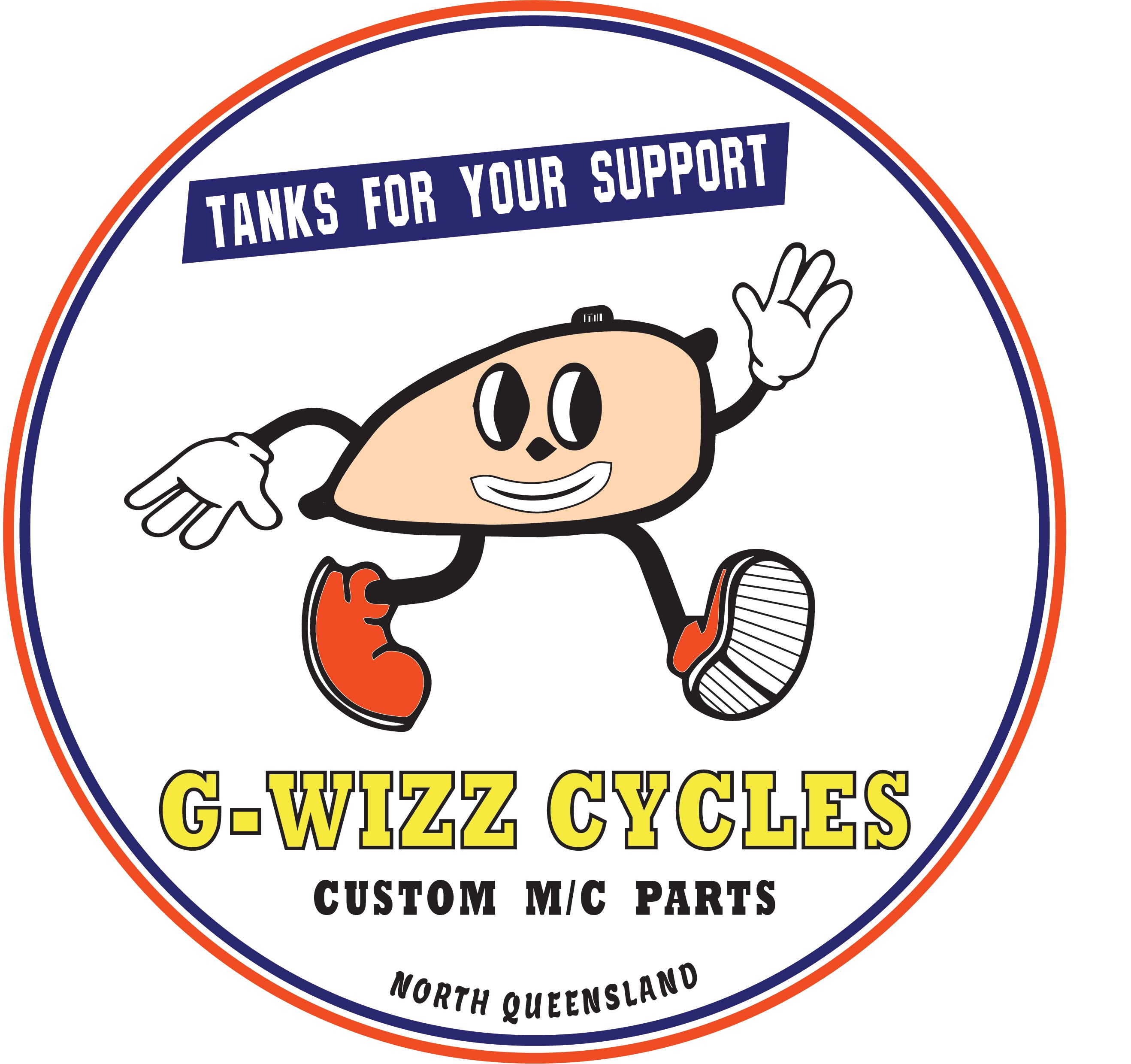 LIMITED SUPPLY - TANKS FOR YOUR SUPPORT STICKER