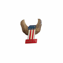 画像をギャラリービューアに読み込む, Harley Davidson Number 1 Wings Lapel Pin - Image 1 White Background
