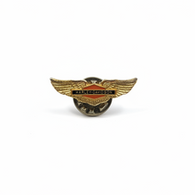 Load image into Gallery viewer, Vintage Harley Davidson Gold Lapel Pin - White Background
