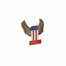 Load image into Gallery viewer, Vintage Harley Davidson Number 1 Lapel Pin - Image 1 White Background
