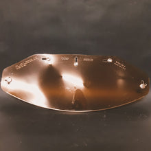 Load image into Gallery viewer, NOS 1960's Paulson Flat Comp Helmet shield to suit half face and full face in amber colour
