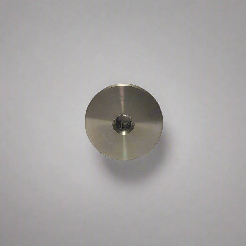 Front view of Steel 1/4" UNC fabrication bungs