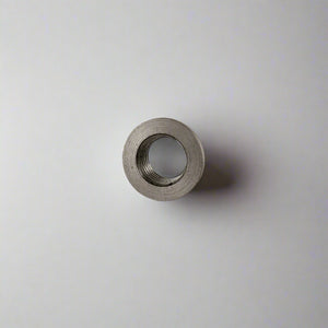 Top view of 1/4" NPT steel fuel or oil bung