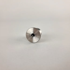 Front view of Steel 1/4" UNC fabrication bungs