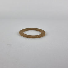 Load image into Gallery viewer, 2.5" Hand cut high quality nitrile cork gasket showing the side view
