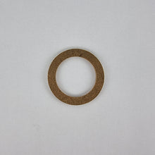 Load image into Gallery viewer, 2.5" Hand cut high quality nitrile cork gasket showing the top view
