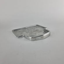 Load image into Gallery viewer, Top side view of G-Wizz Cycles Alloy cast licence plate holder to suit lucas taillight
