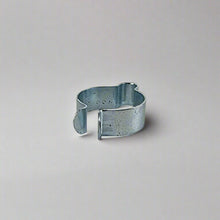 Load image into Gallery viewer, Side view of 1" motorcycle handlebar / frame clip

