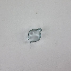 Top view of 7/8" motorcycle handlebar / frame clip