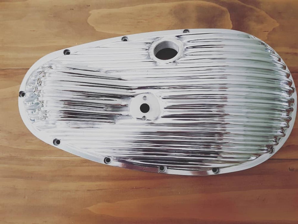 G-Wizz Cycles Triumph Pre-unit Swingarm Finned Primary Cover
